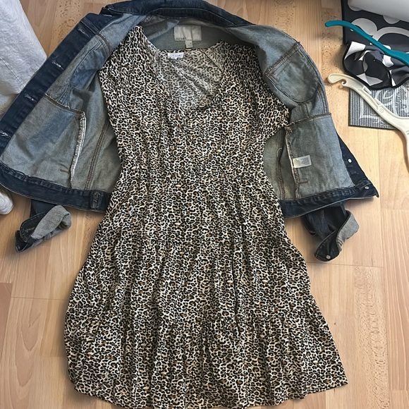 Bundle! Old navy denim jacket with cheetah print dress - Picture 5 of 5
